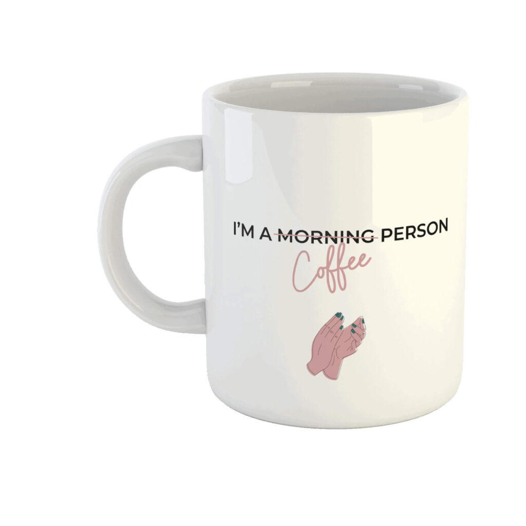 Mug Coffee person